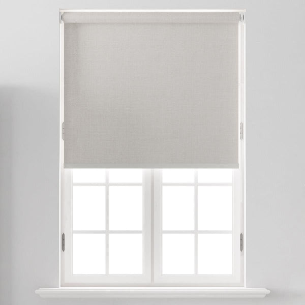 Bella Snow Blackout Made to Measure Roller Blind - Ideal