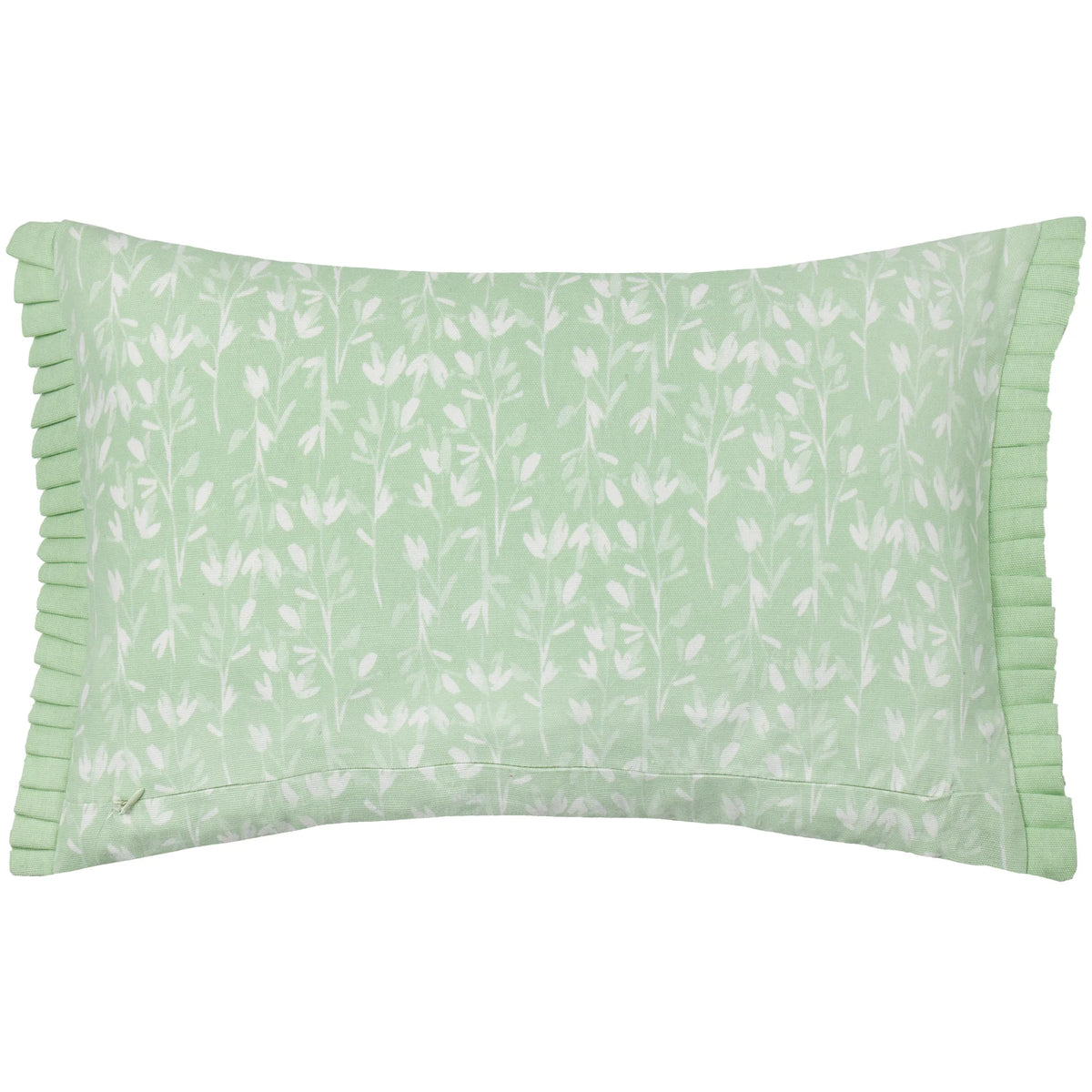 Belle 100% Cotton Sage Cushion Cover or Filled Cushion 30cm x 50cm - additional product view 3