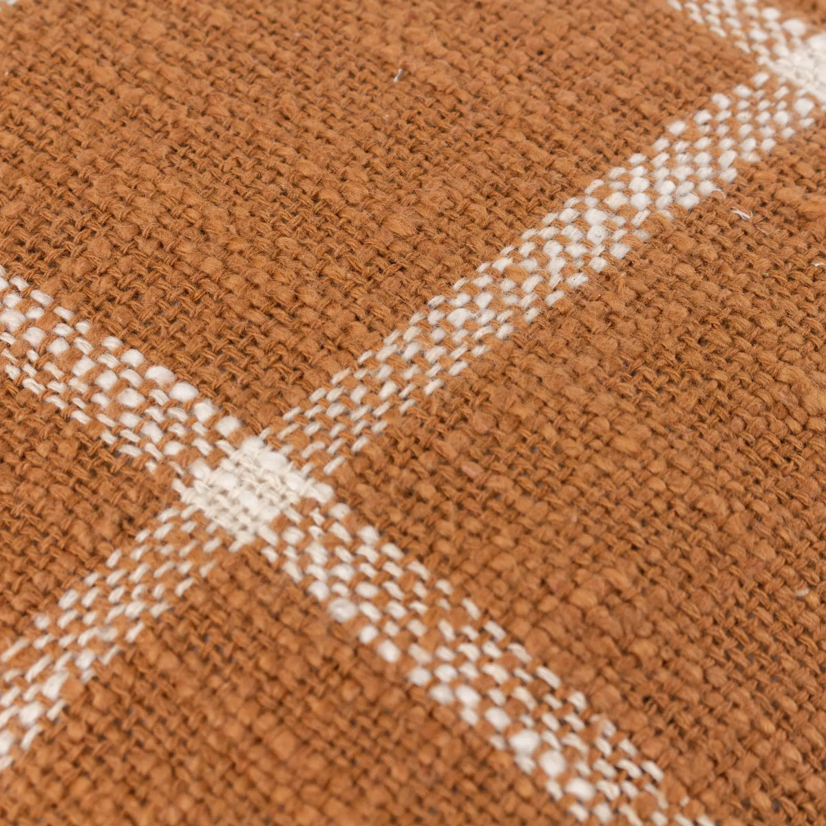 Beni 100% Cotton Ginger + Natural Cushion Cover 45cm x 45cm - additional product view 5