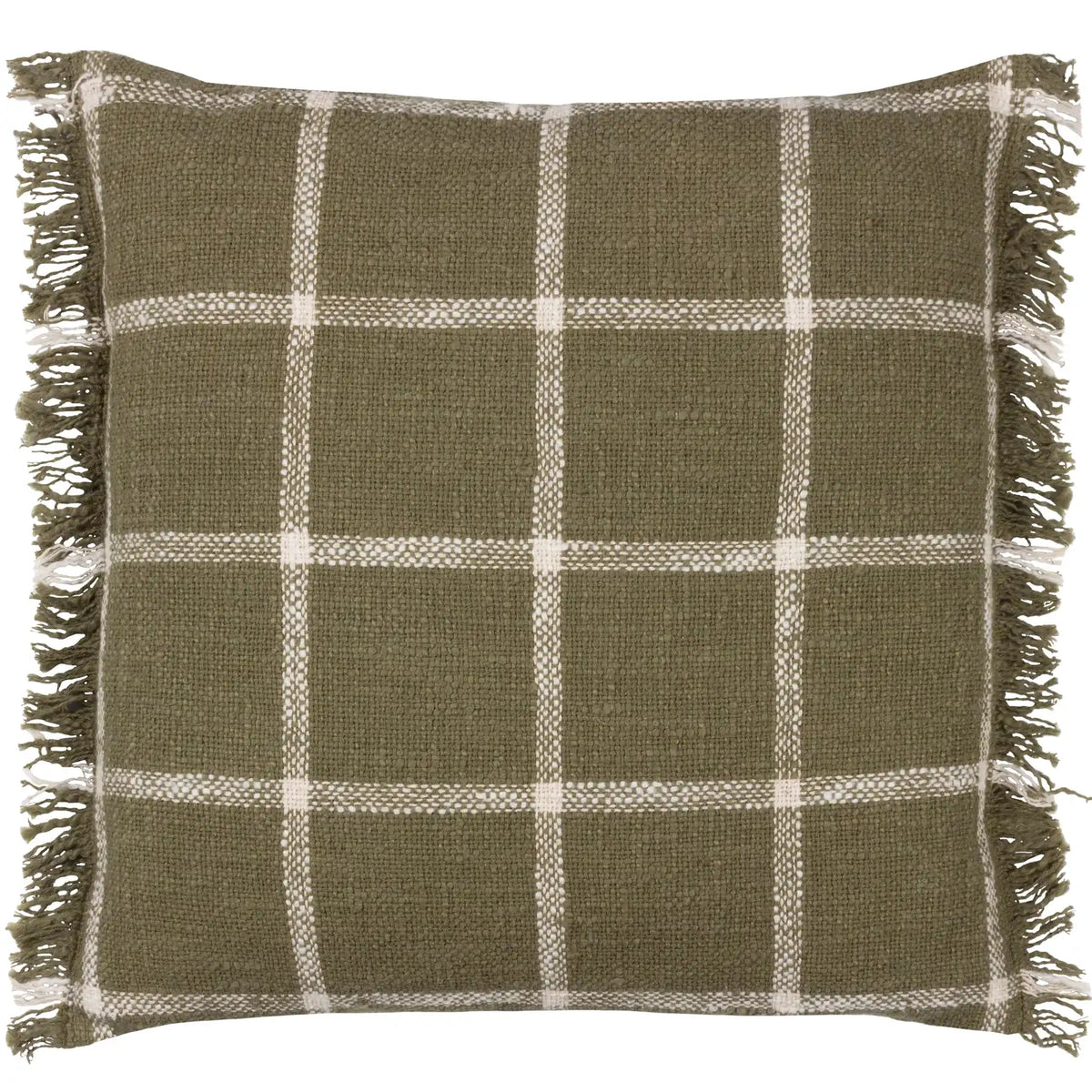Beni 100% Cotton Moss + Natural Cushion Cover 45cm x 45cm - additional product view 2