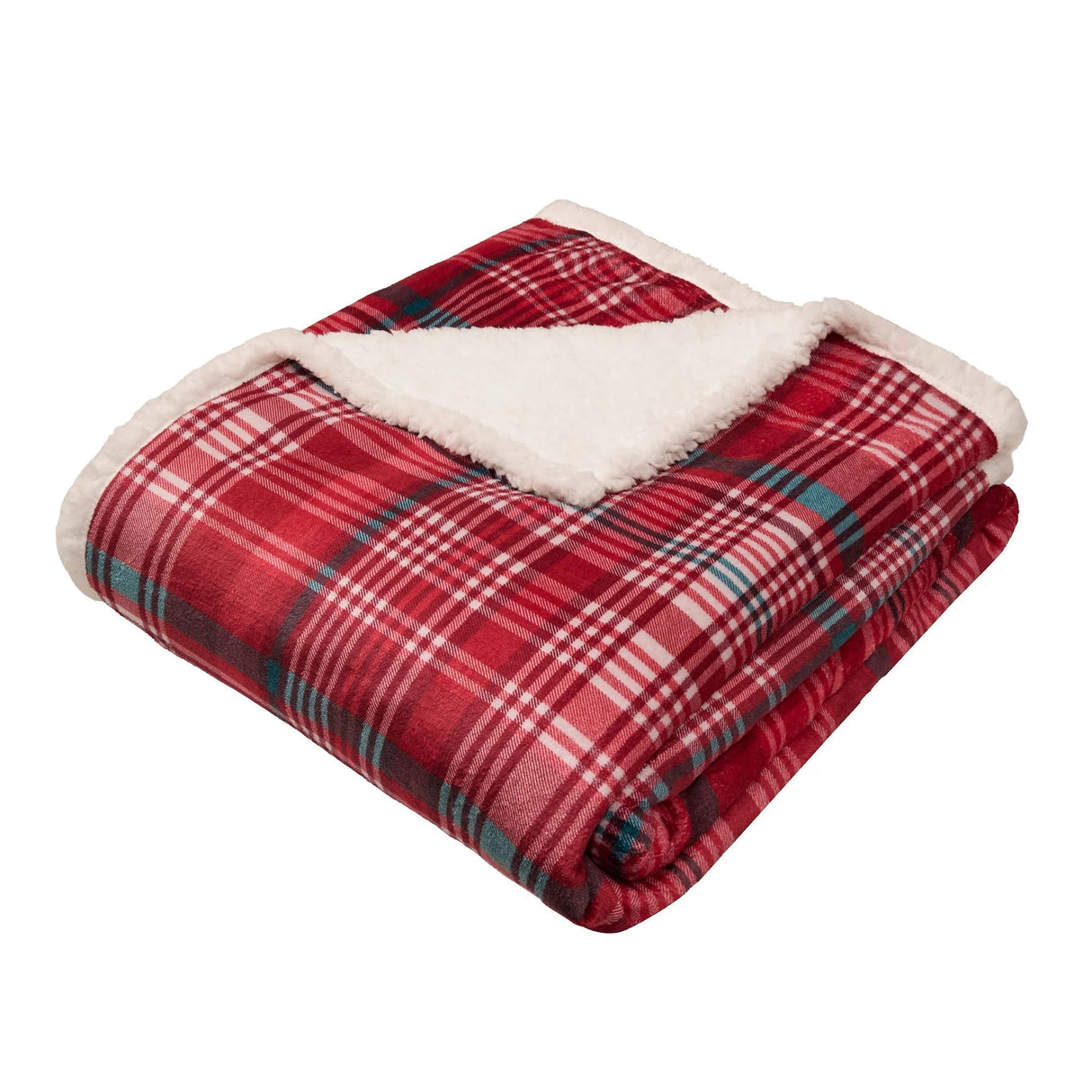 Bennet Check Red Throw Blanket 150 x 200cm - product image 2