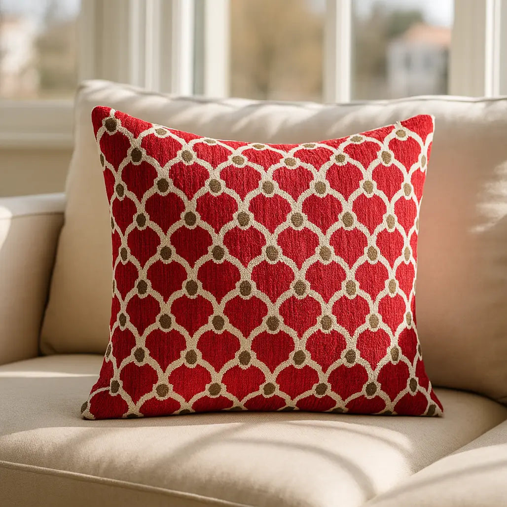Berkeley Cushion Cover / Filled Cushion Collection - Red