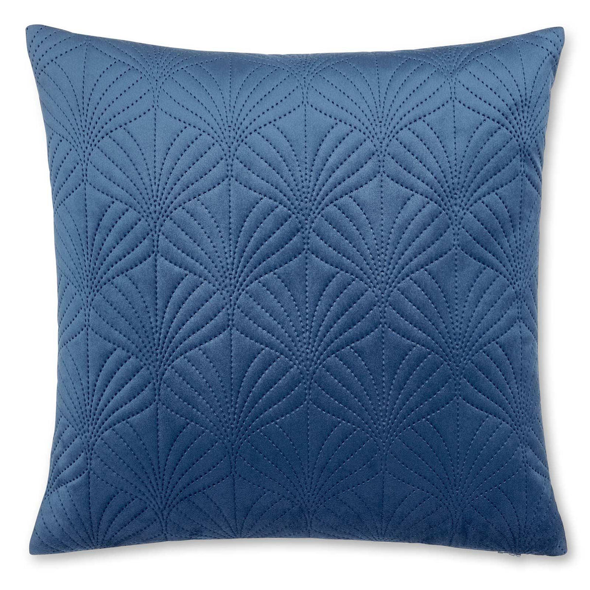 Catherine Lansfield Art Deco Pearl Navy Blue Filled Cushion 2