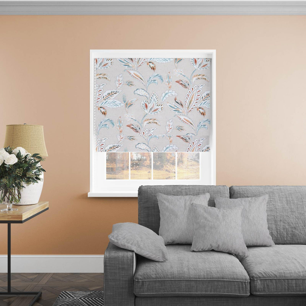 Cordoba Autumn Made To Measure Roman Blind by Style Furnishings