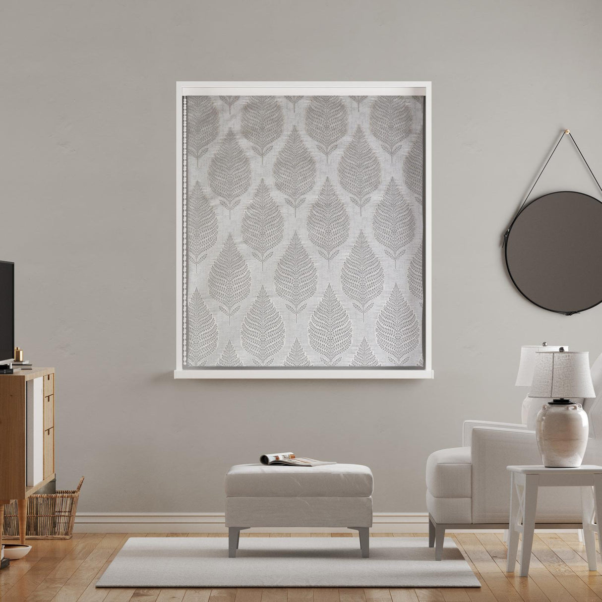 Osmunda Pearl Made To Measure Roman Blind by Style Furnishings