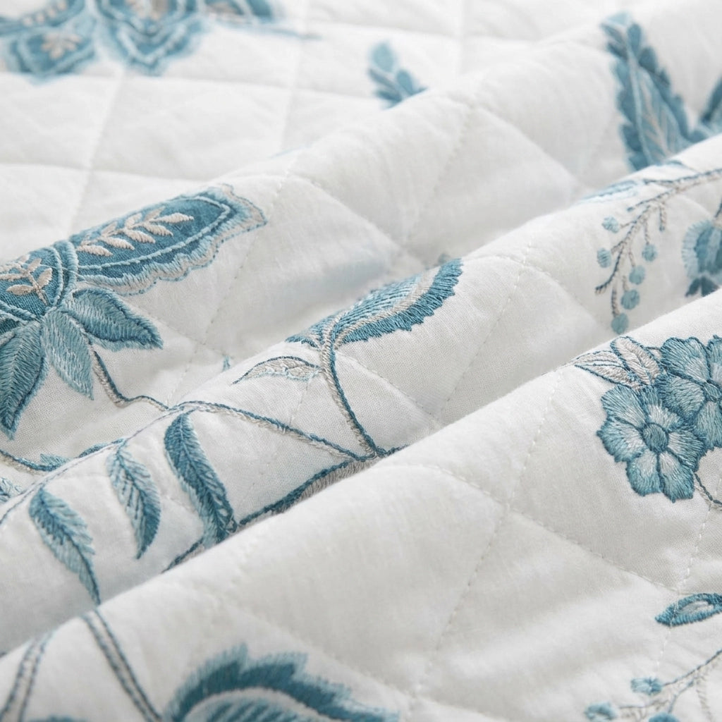 Samira Floral Bedspread 200cm x 230cm 2