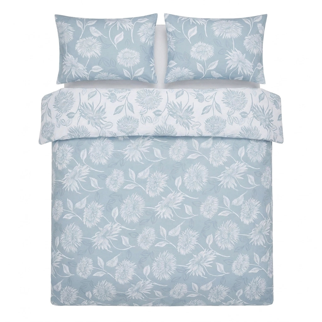 Chrysanthemum Floral Duvet Cover Set 2