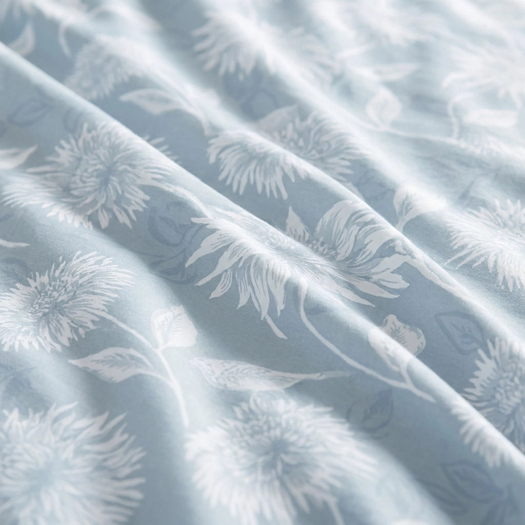Chrysanthemum Floral Duvet Cover Set 4
