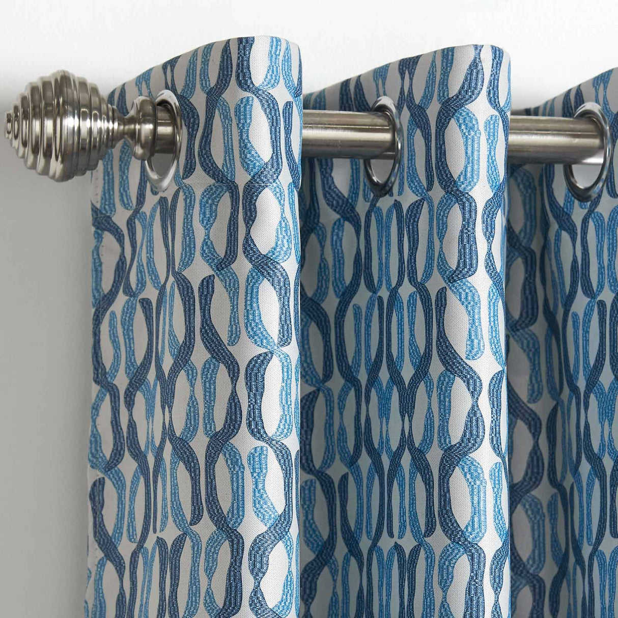 Cambourne Thermal Eyelet Curtains Blue Eyelet Curtains Alan Symonds