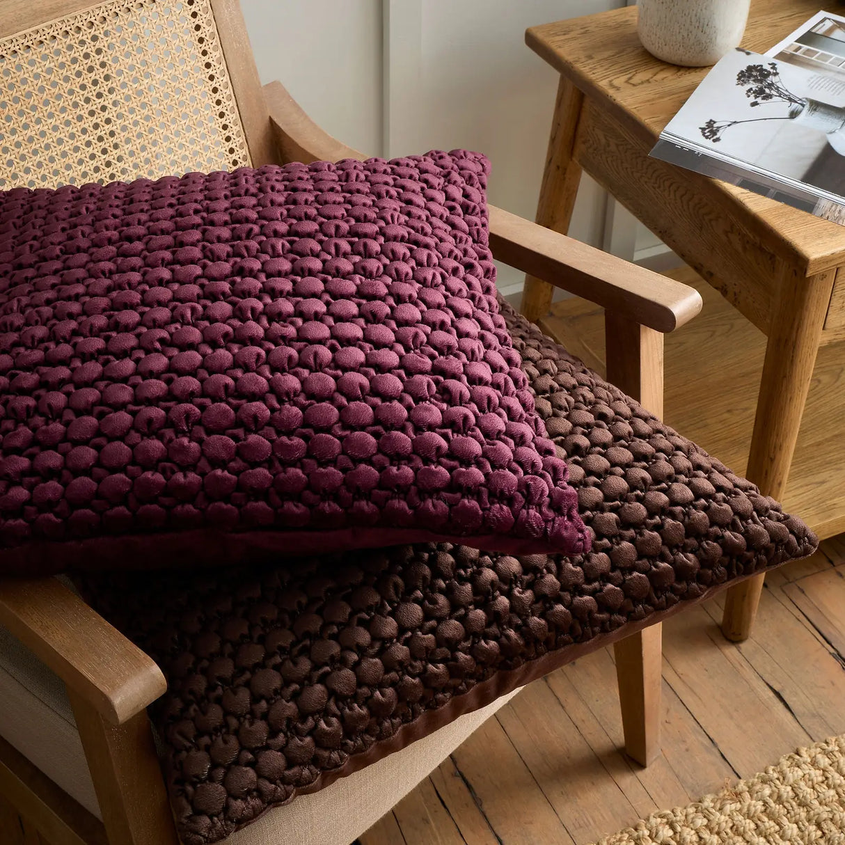 Bobble Chocolate Cushion 55 x 55cm - product image 5