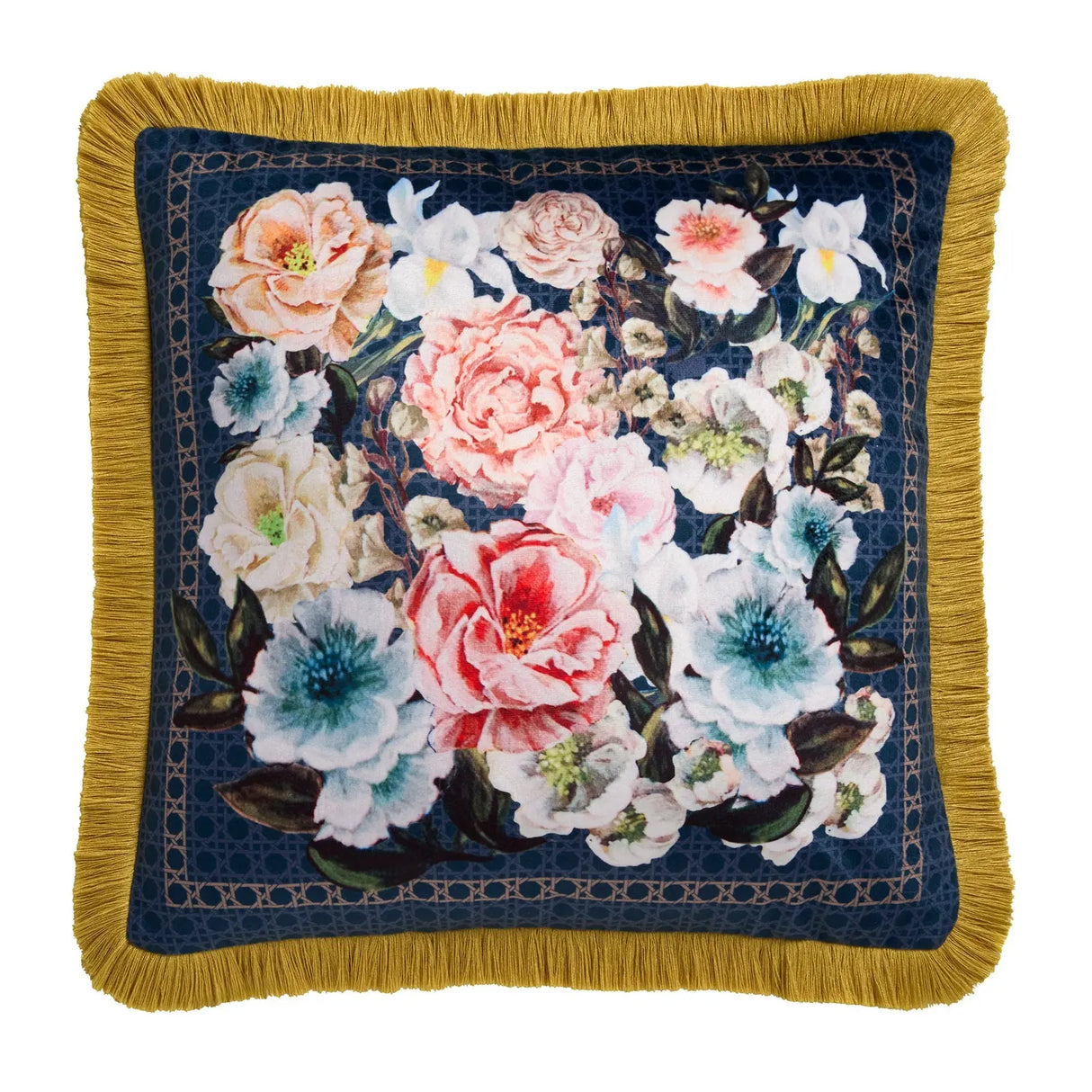 Bouquet List Blue Cushion 43 x 43cm - product image 2