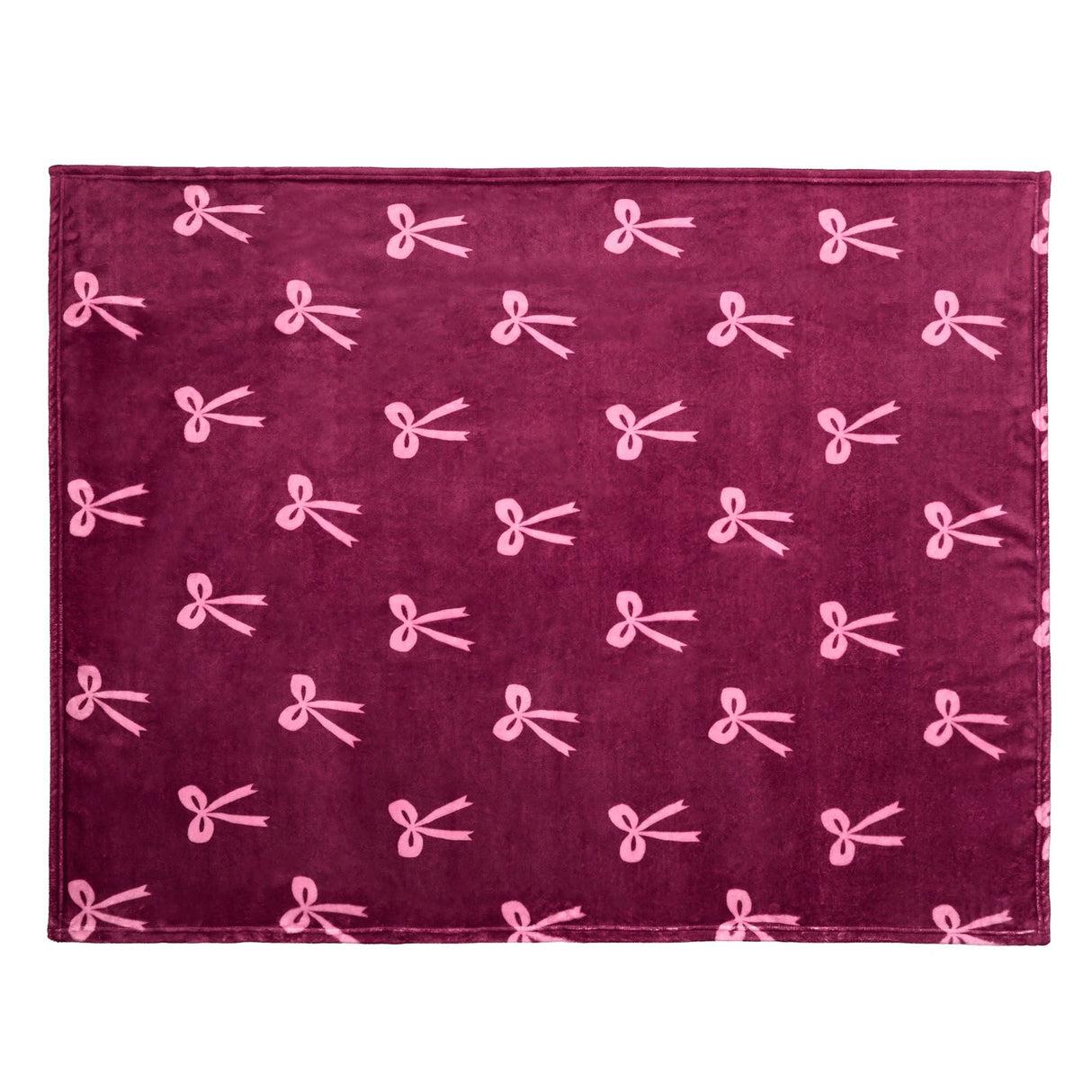 Bows Berry Throw Blanket 120 x 150cm - product image 3