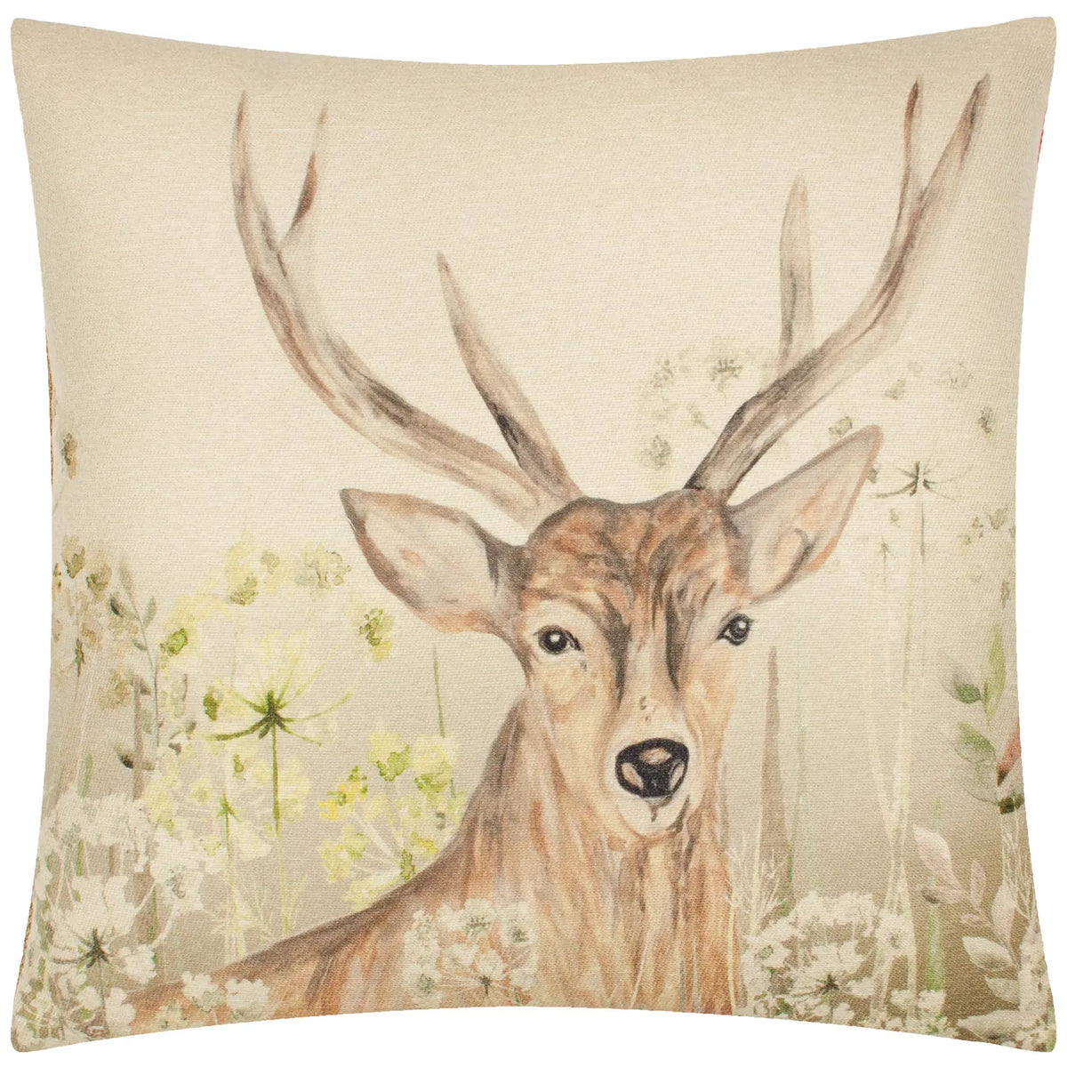 Bramble Stag Cushion Cover or Filled Cushion 43cm x 43cm - additional product view 2
