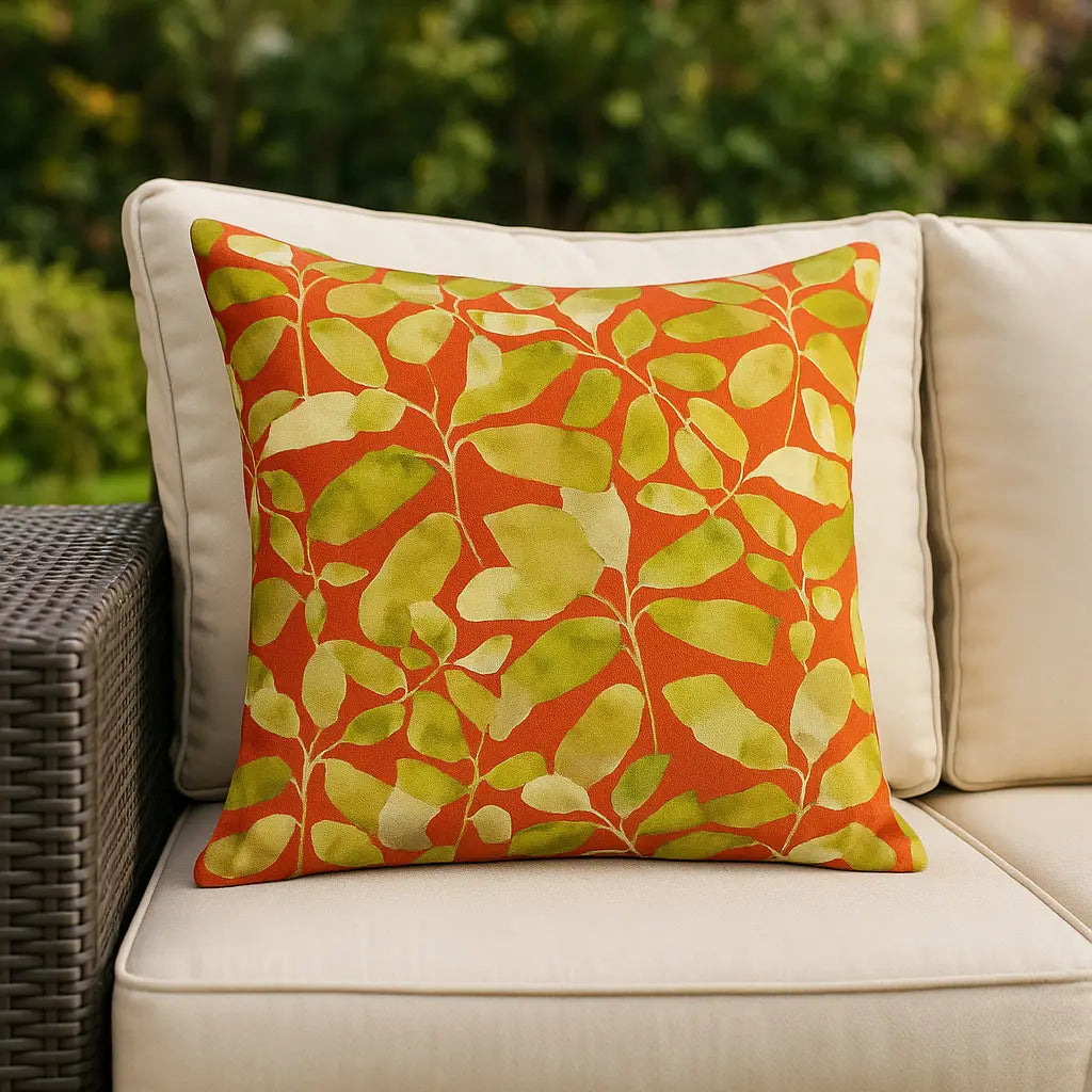 Lorena Outdoor Cushion Cover 17" x 17" (43cm x 43cm) by Wylder 5