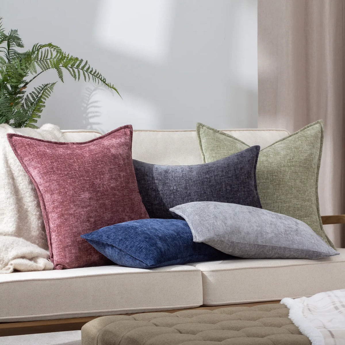 Buxton Super Soft Heather Cushion Cover 50cm x 50cm (50cmx50cm) - additional product view 3