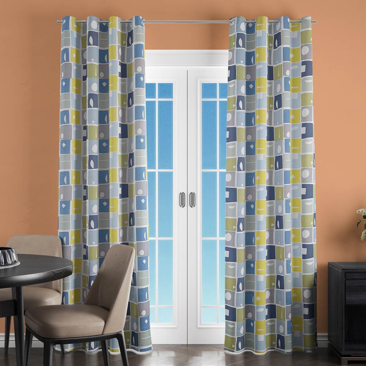 Bonnie Bluebell Made To Measure Curtains by Style Furnishings