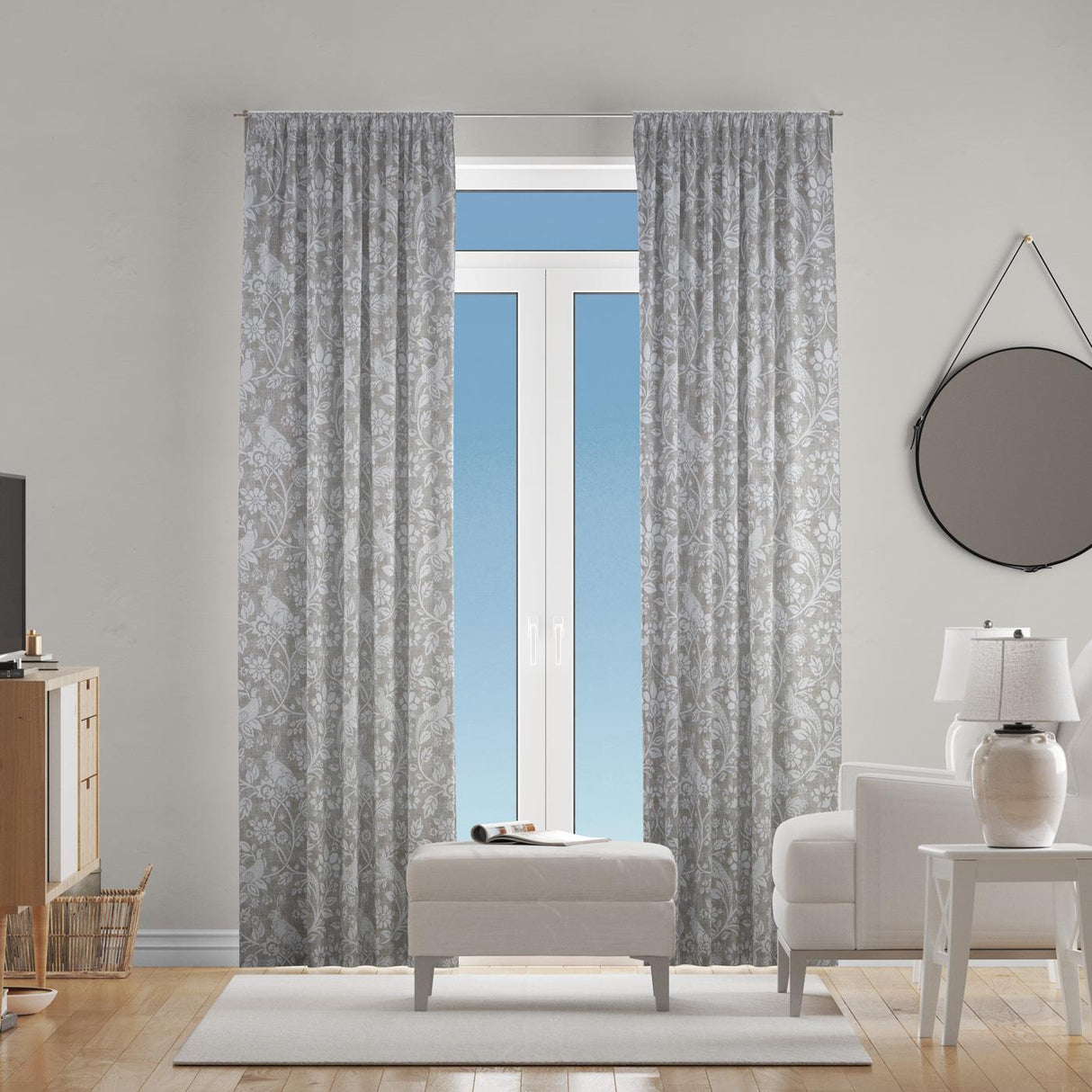 Heathland Linen Made To Measure Curtains by Style Furnishings