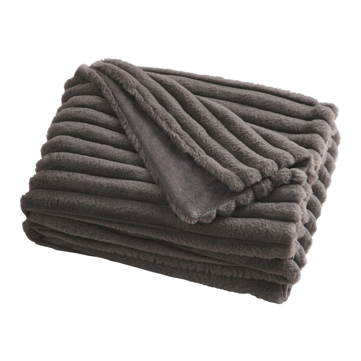 Morritz Faux Fur Throw Blanket 130cm x 180cm by Appletree Hygge