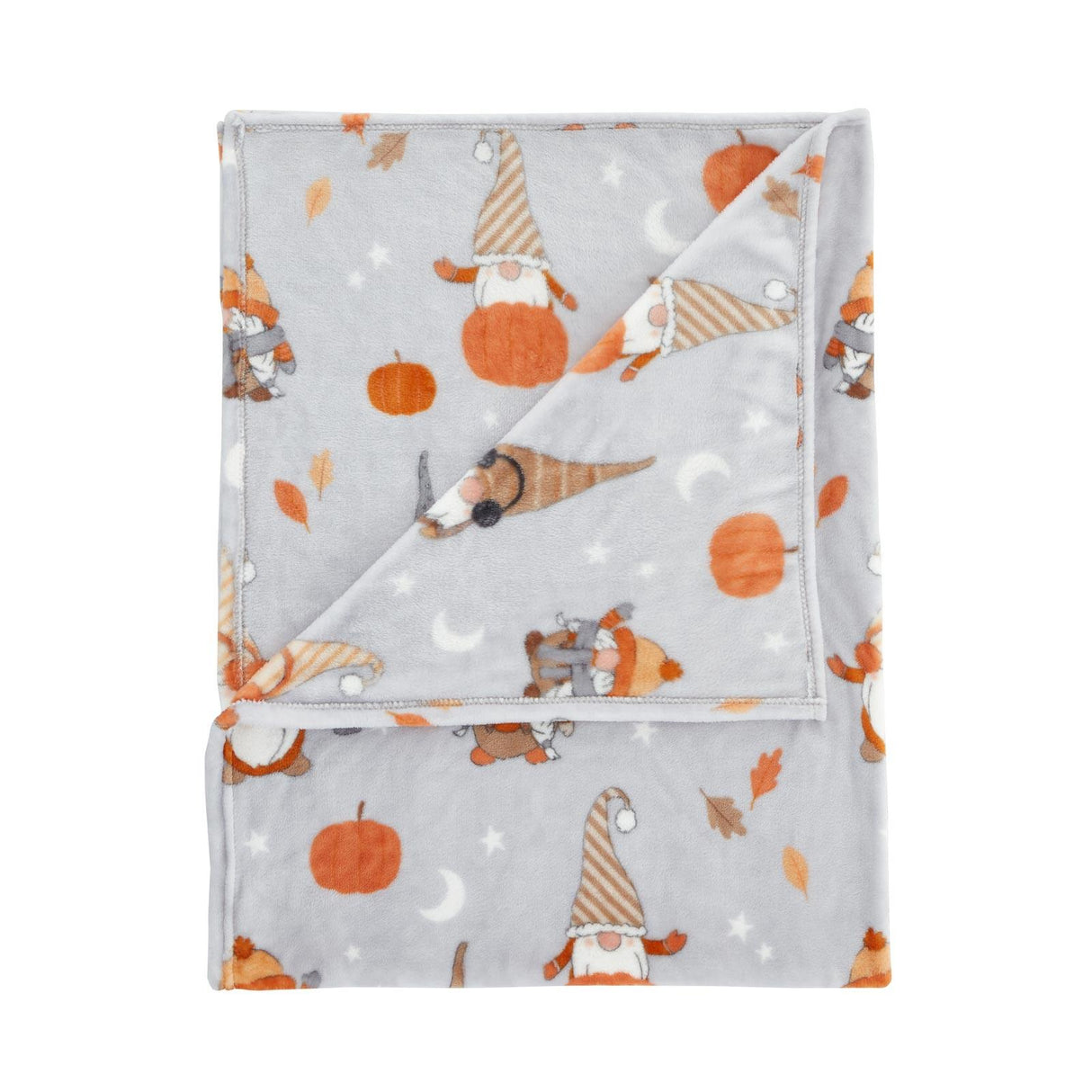 Brushed Autumn Gonks Throw by Catherine Lansfield