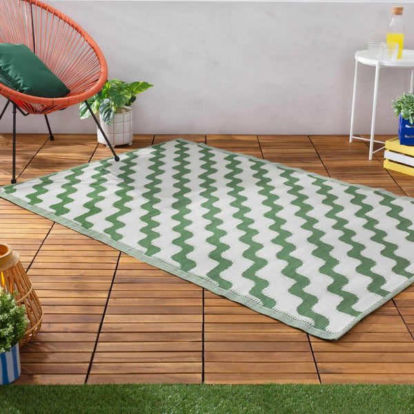 Wave 100% Recycled Outdoor Rug