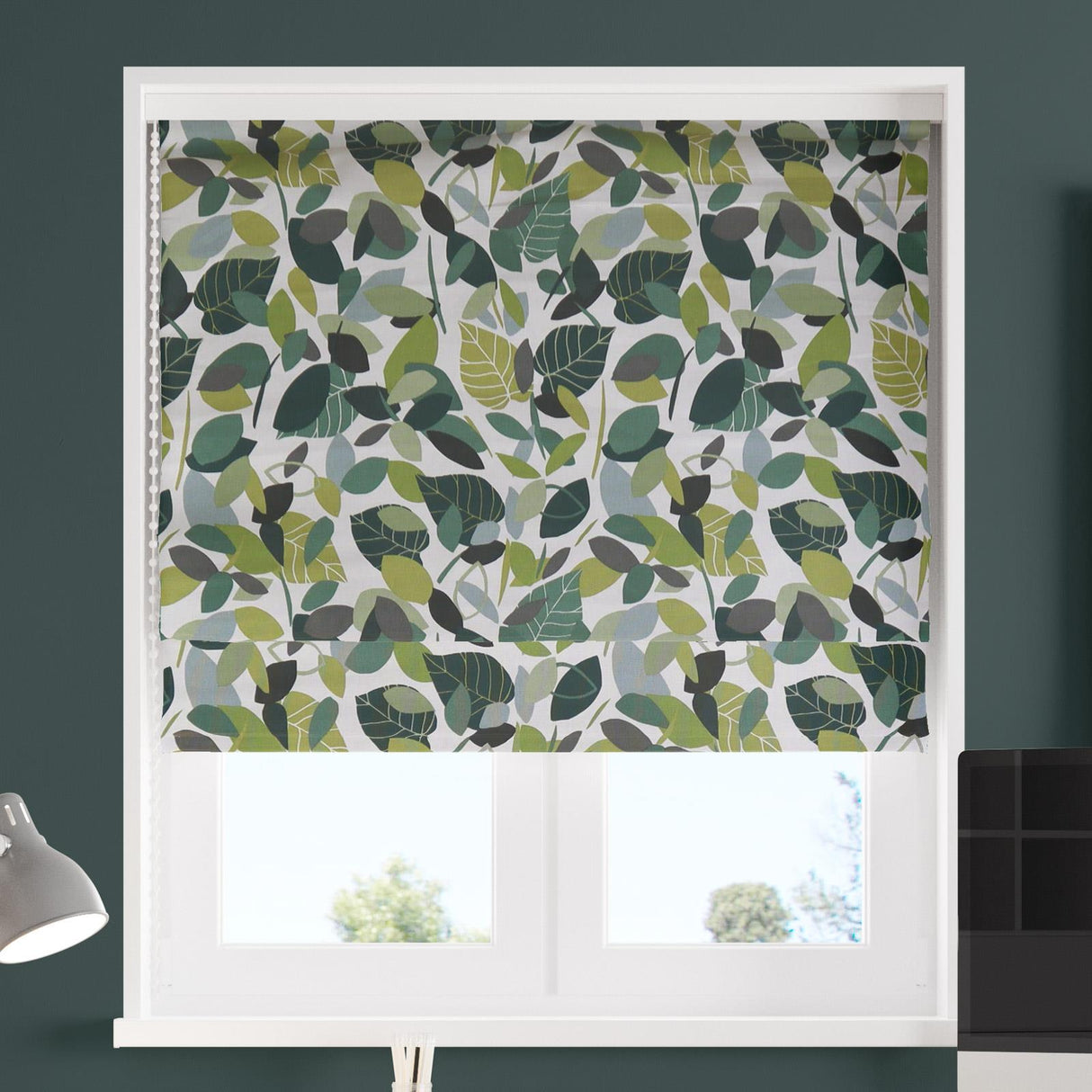 Botaniska Spruce Made To Measure Roman Blind by Style Furnishings