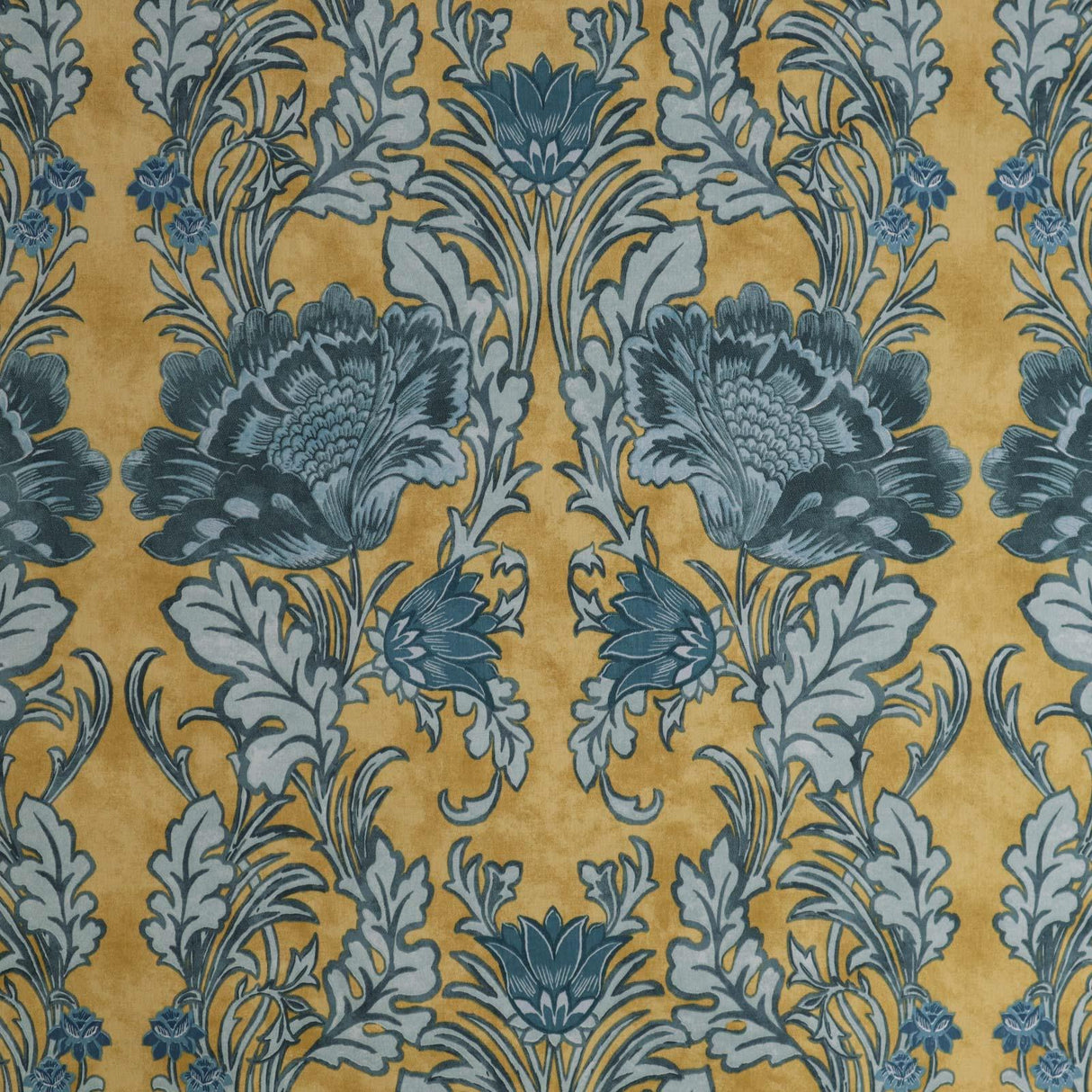 Acantha Ochre Made To Measure Curtains by Style Furnishings