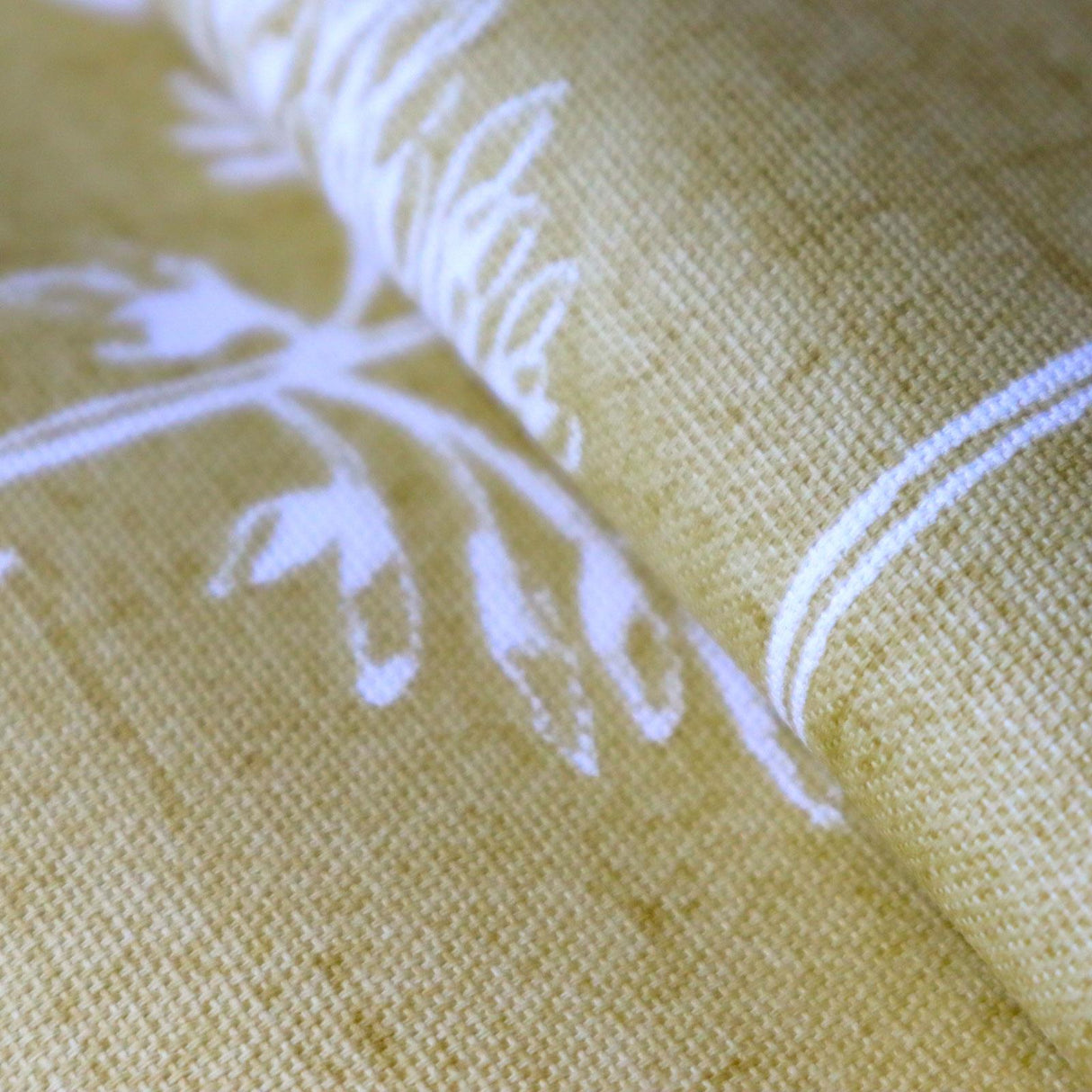 Chervil Mustard Made To Measure Roman Blind by Style Furnishings