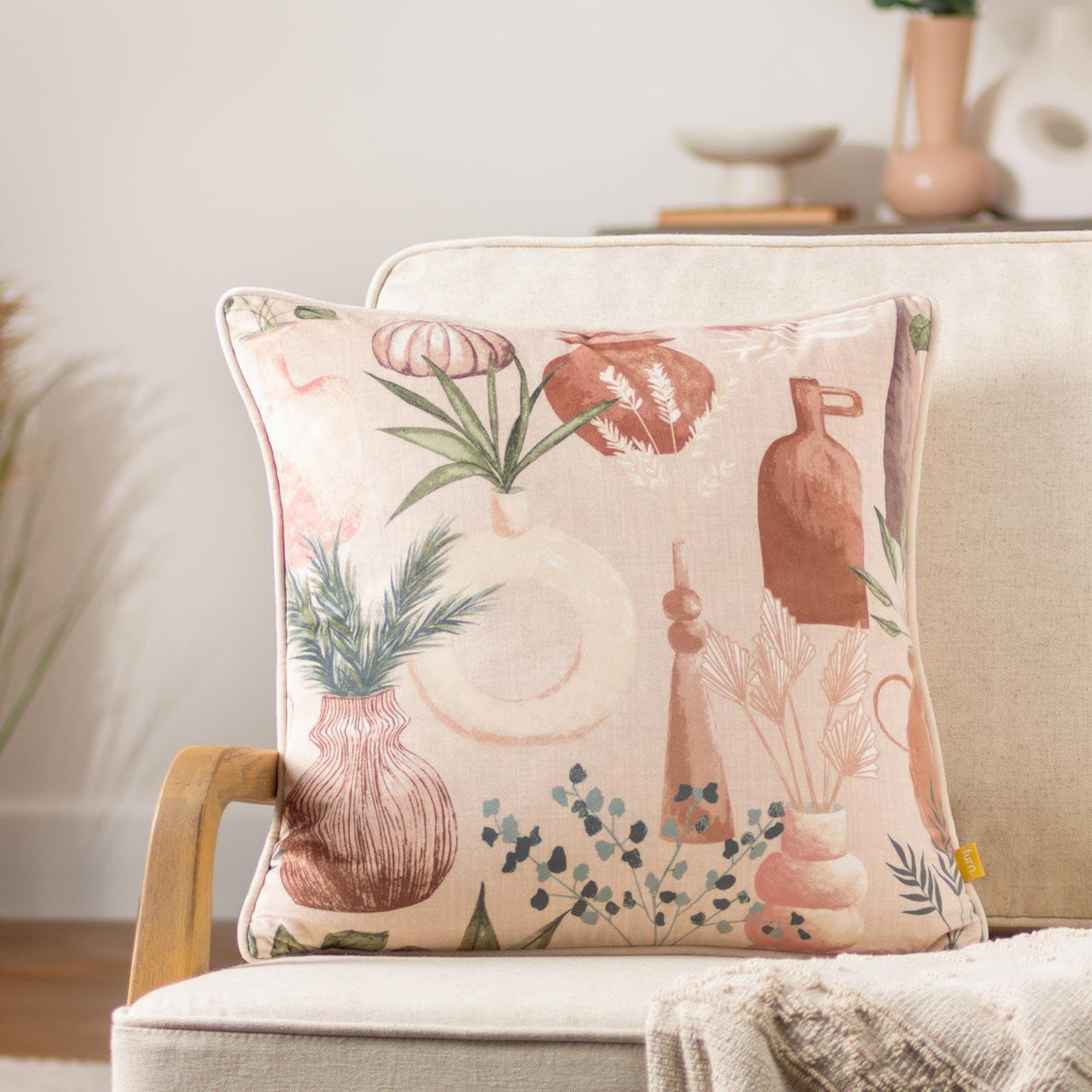Earthen Cushion Cover 17" x 17" (43cm x 43cm) by furn.