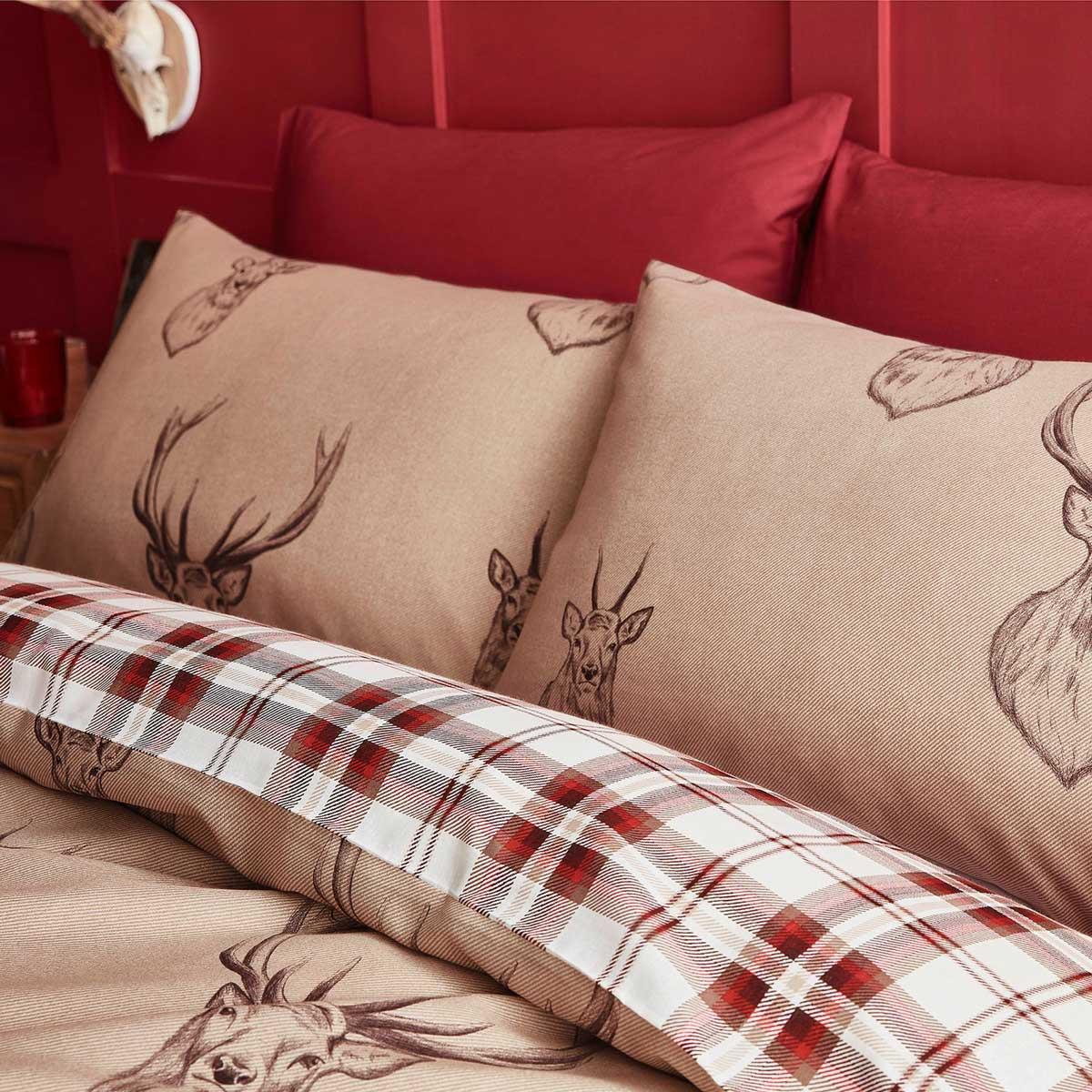 Stag Check Duvet Cover Set by Catherine Lansfield