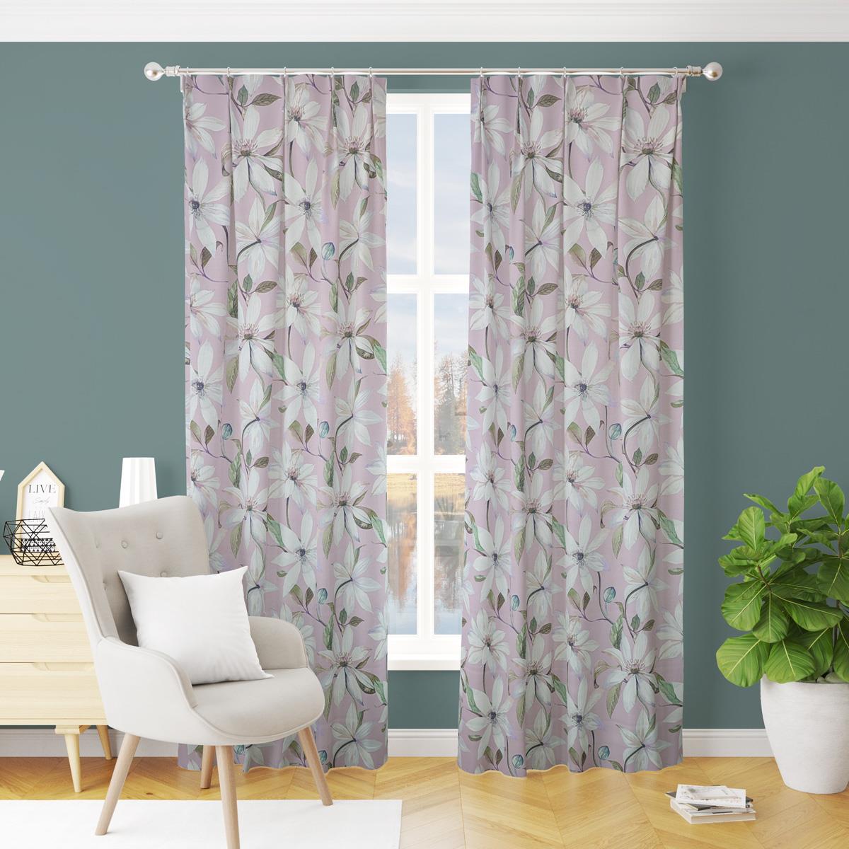 Olivia Thistle Made To Measure Curtains by Style Furnishings