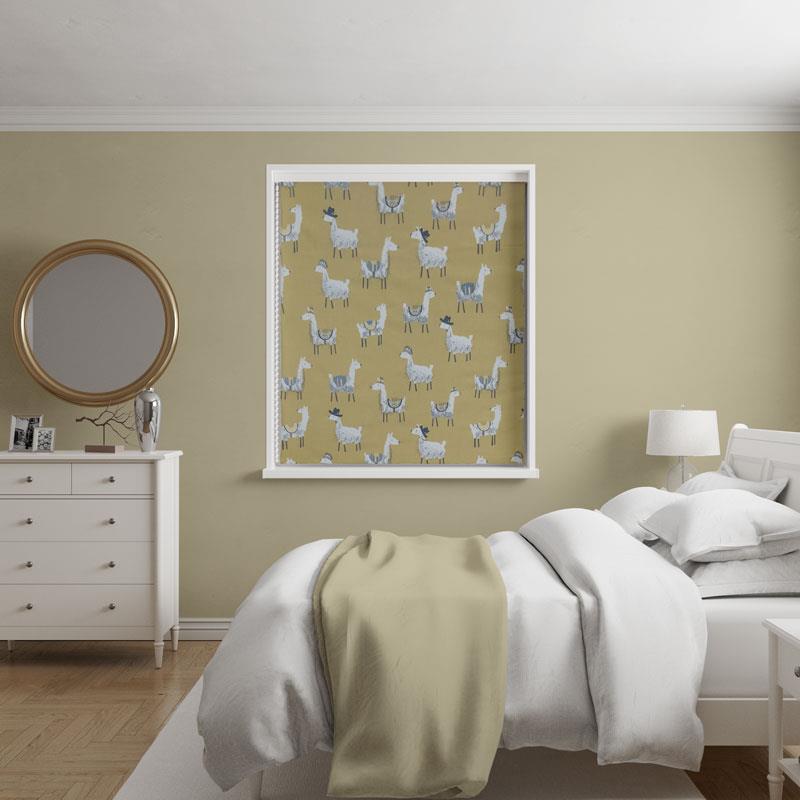 Alpaca Quince Made To Measure Roman Blind by Style Furnishings