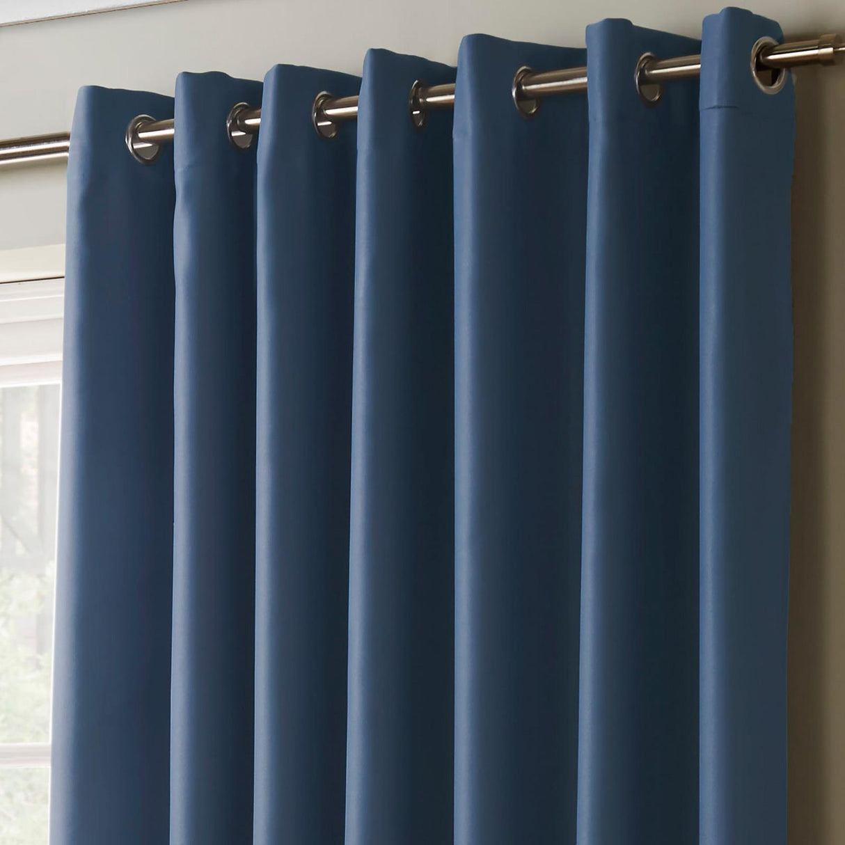 100% Blackout Eyelet Curtains by Alan Symonds