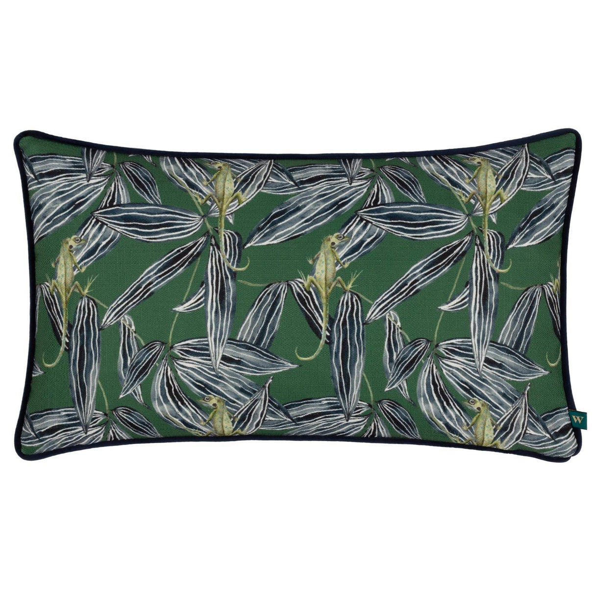 Ebon Wilds Nkiru Cushion Cover 12" x 20" by Wylder 6