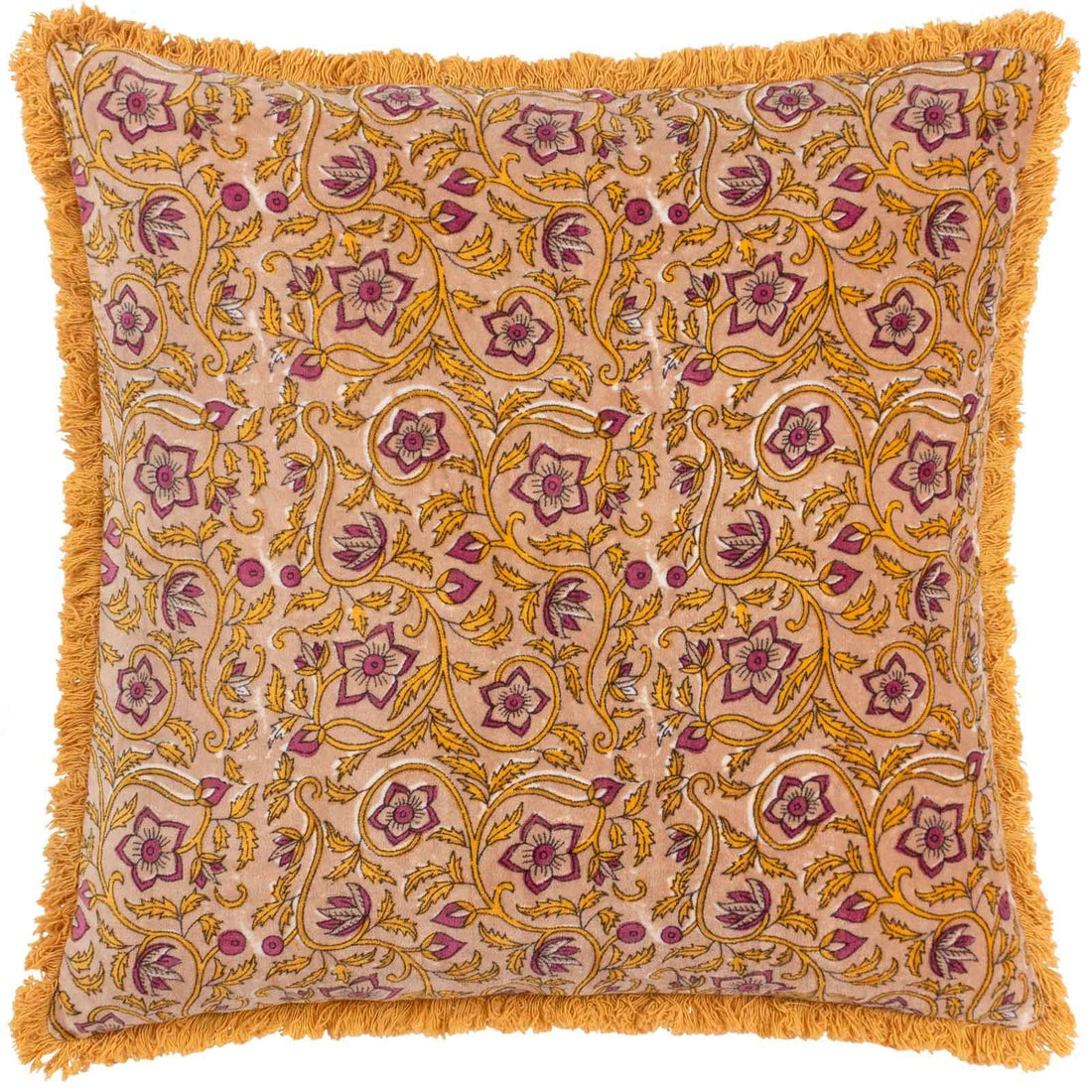 Filagree 100% Cotton Velvet Cushion Cover