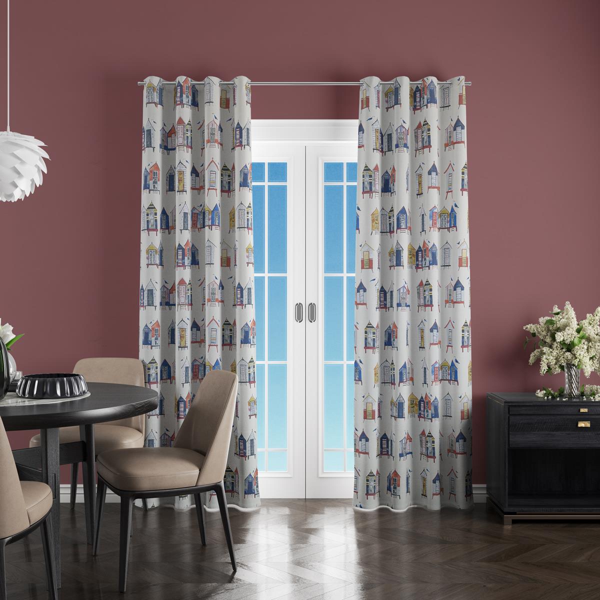 Beach Hut Antique Made To Measure Curtains by Style Furnishings