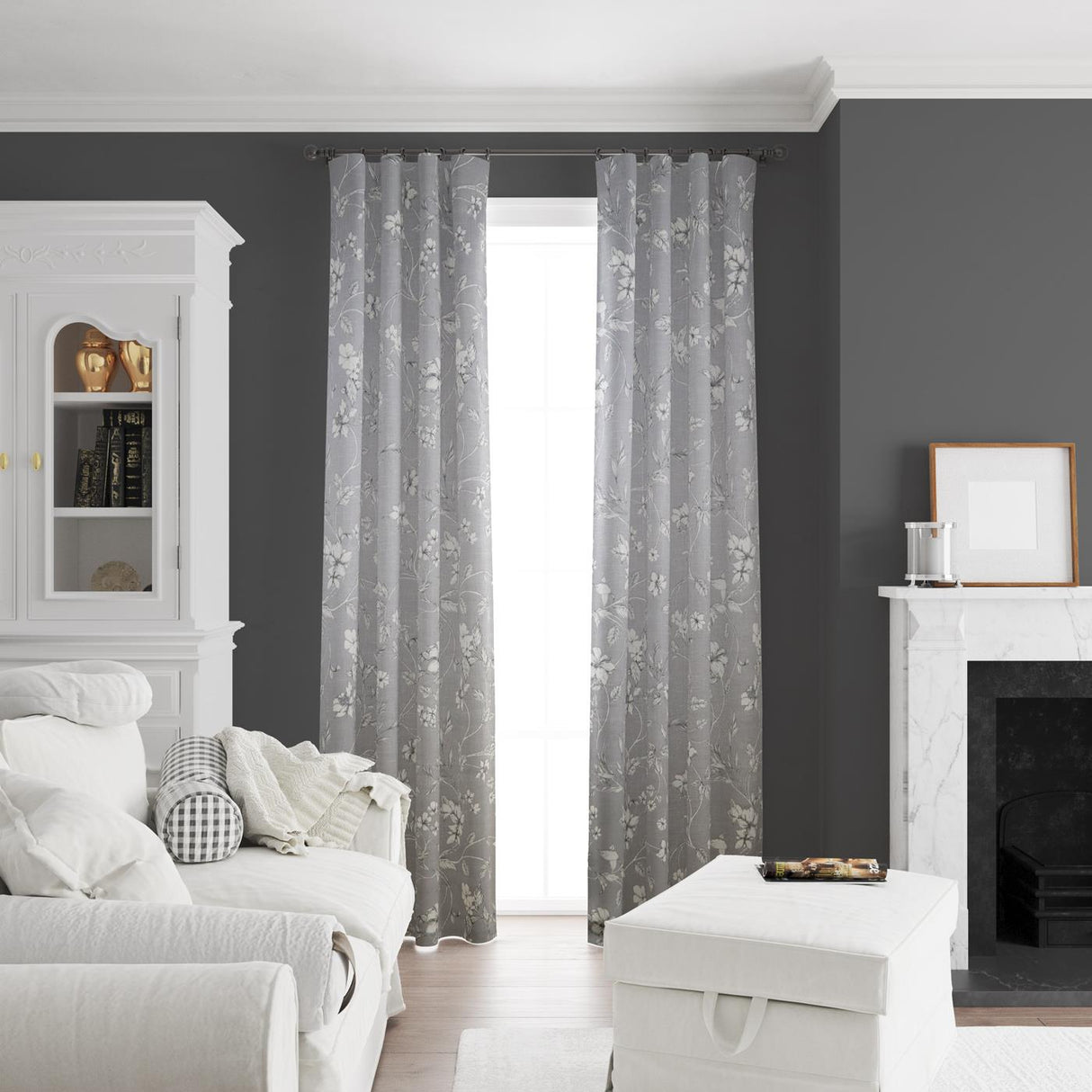 Etched Vine Feather Made To Measure Curtains by Style Furnishings