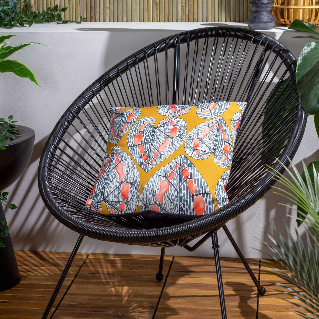 Ebon Wilds Mahari Outdoor Cushion Cover 17" x 17" by Wylder