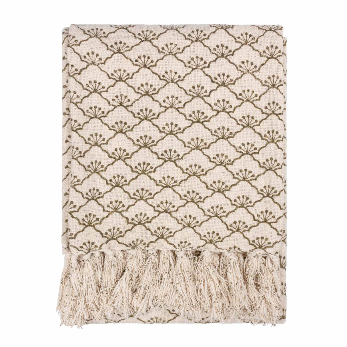 Saku Cotton Throw Blanket 130cm x 170cm by Yard