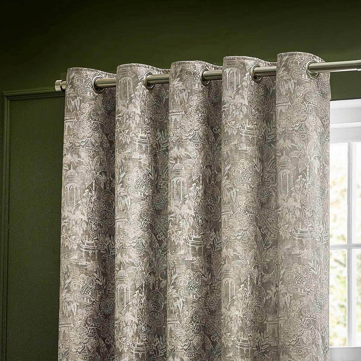 Bengal Jungle Eyelet Curtains by Wylder Tropics