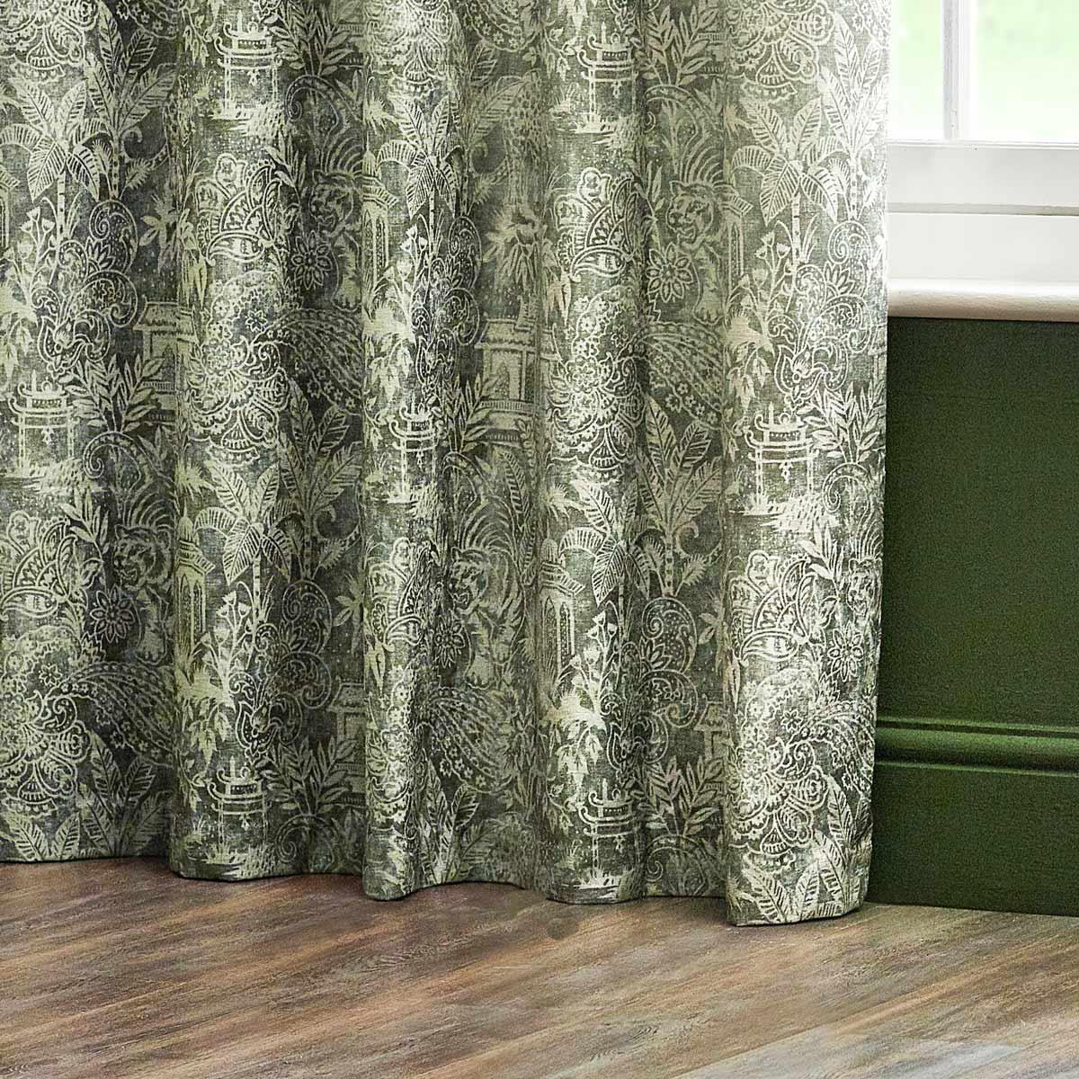 Bengal Jungle Eyelet Curtains by Wylder Tropics