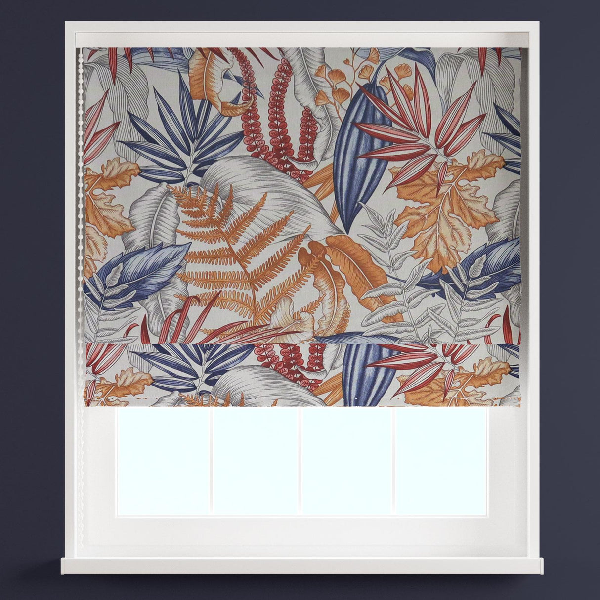 Maldives Marine Made To Measure Roman Blind by Style Furnishings