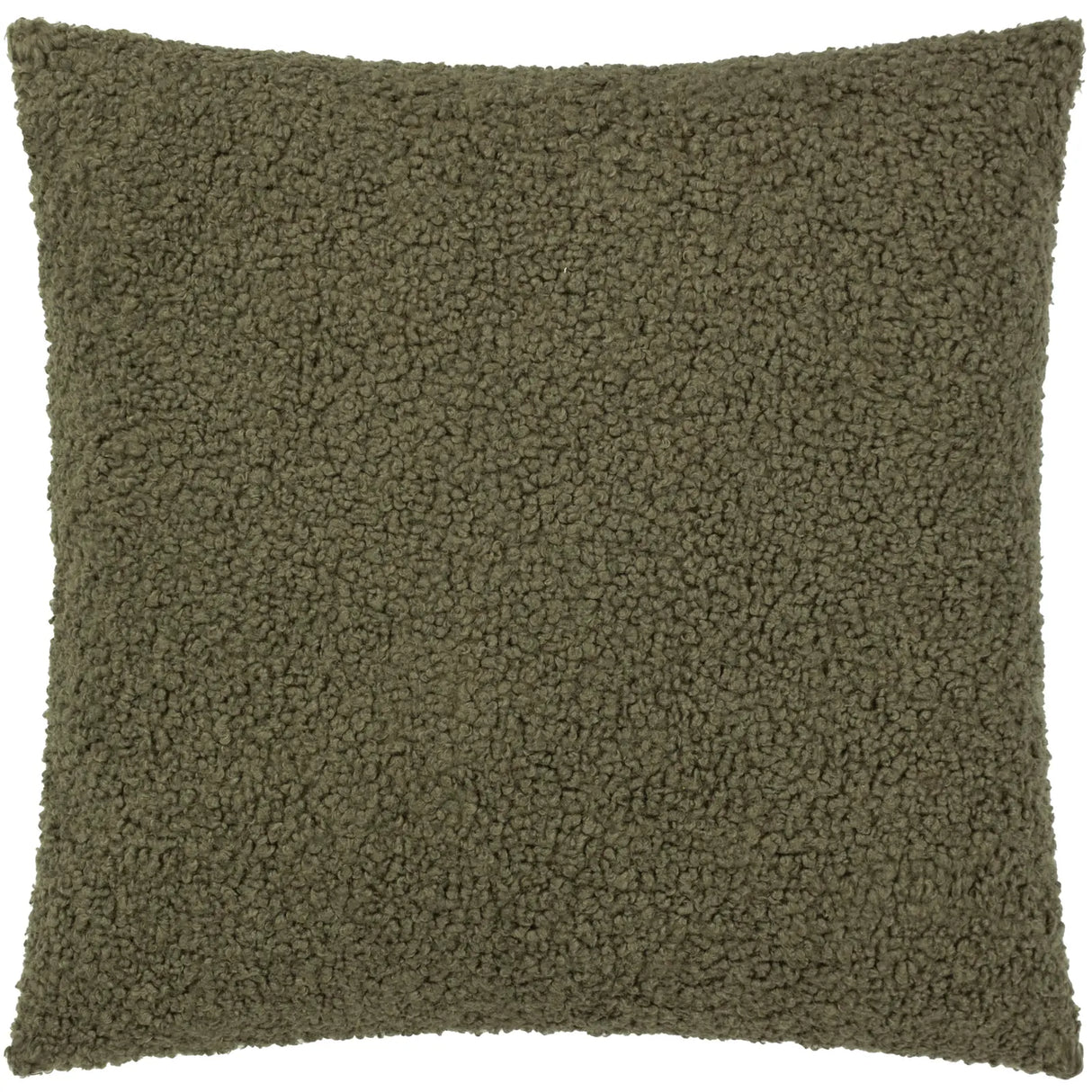 Cabu Chunky Boucle Cushion Cover Khaki 55 x 55cm - image 2