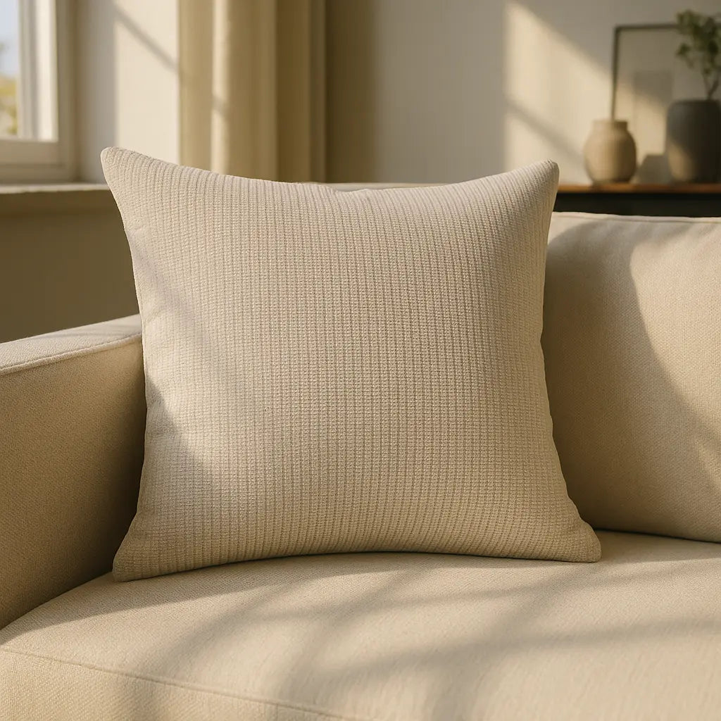 Cambridge Chenille Arctic Cushion Cover and Filled Cushion 45cm x 45cm
