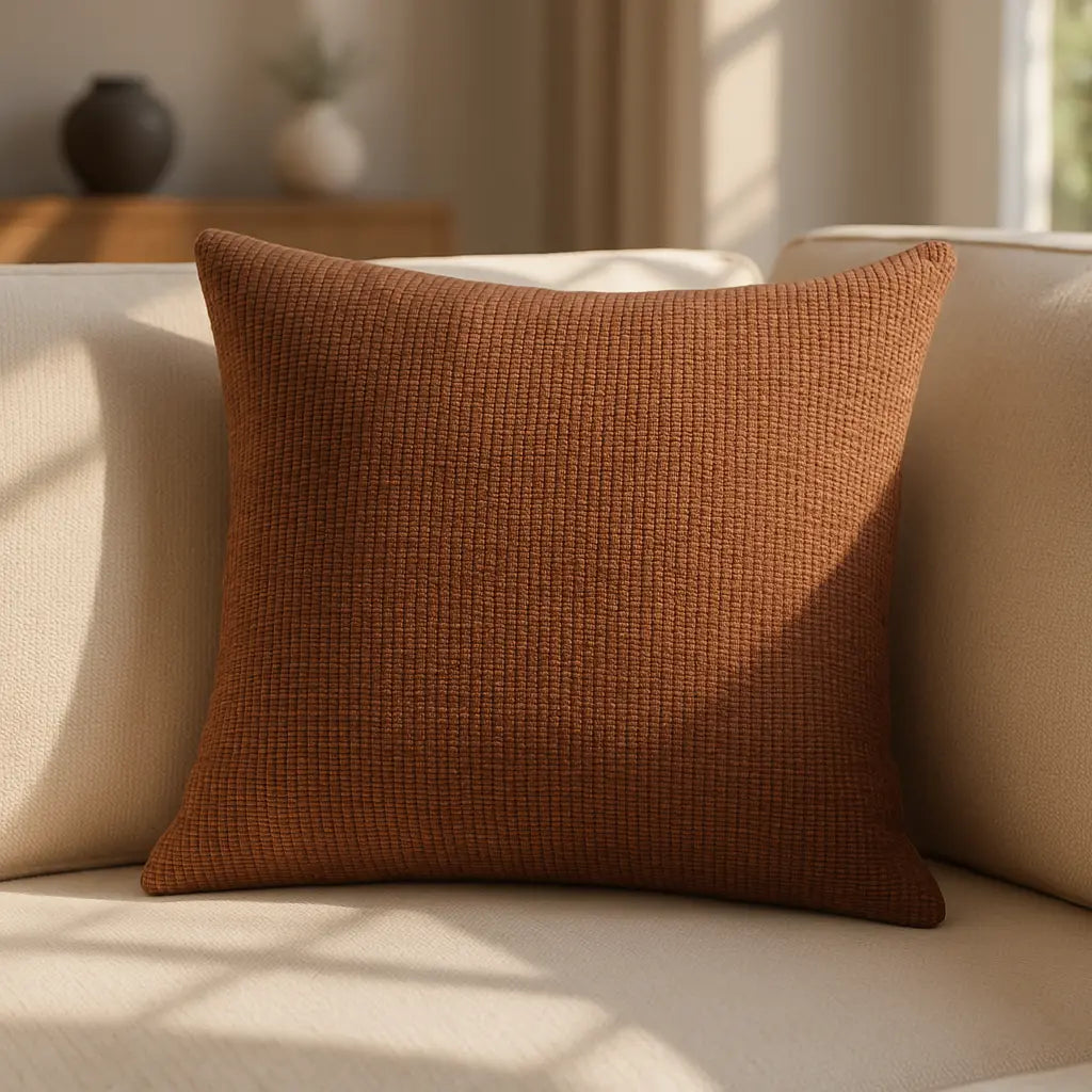 Cambridge Chenille Cushion Cover and Filled Cushion 18" x 18" (45cm x 45cm) by Sundour 8