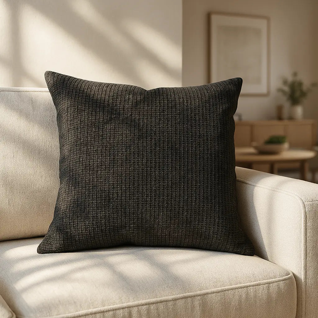 Cambridge Chenille Twilight Cushion Cover and Filled Cushion 45cm x 45cm