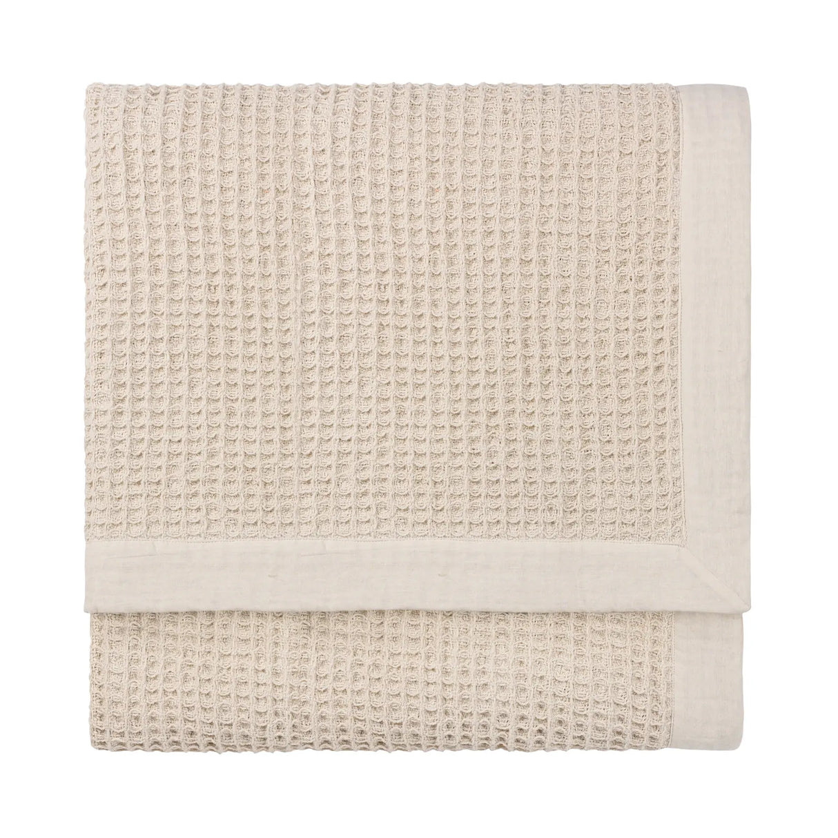 Canopy Waffle Throw Natural 240 x 260cm - image 2