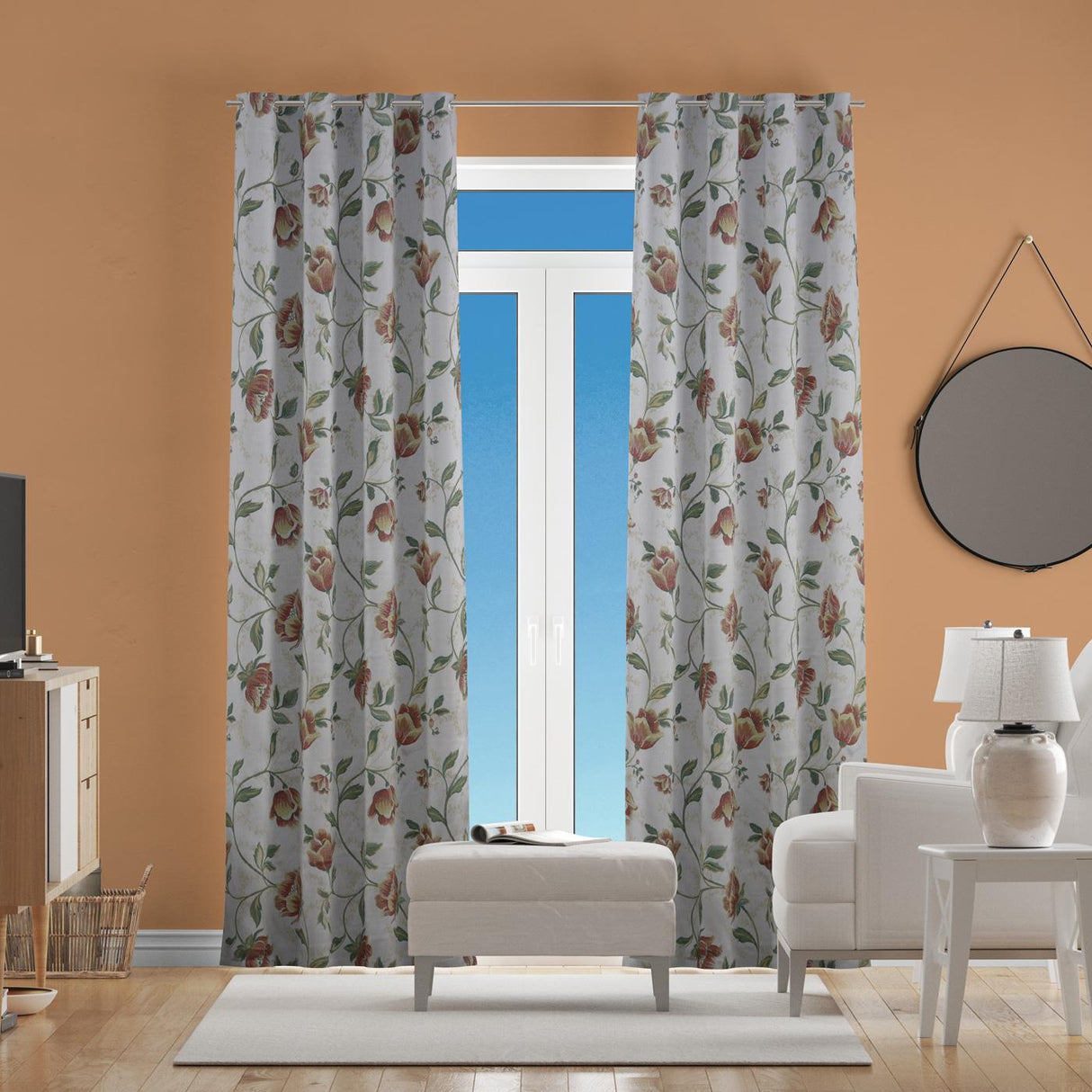 Aljecco Natural Made To Measure Curtains by Style Furnishings