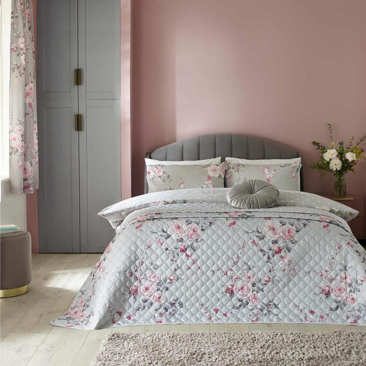 Canterbury Floral Bedspread by Catherine Lansfield