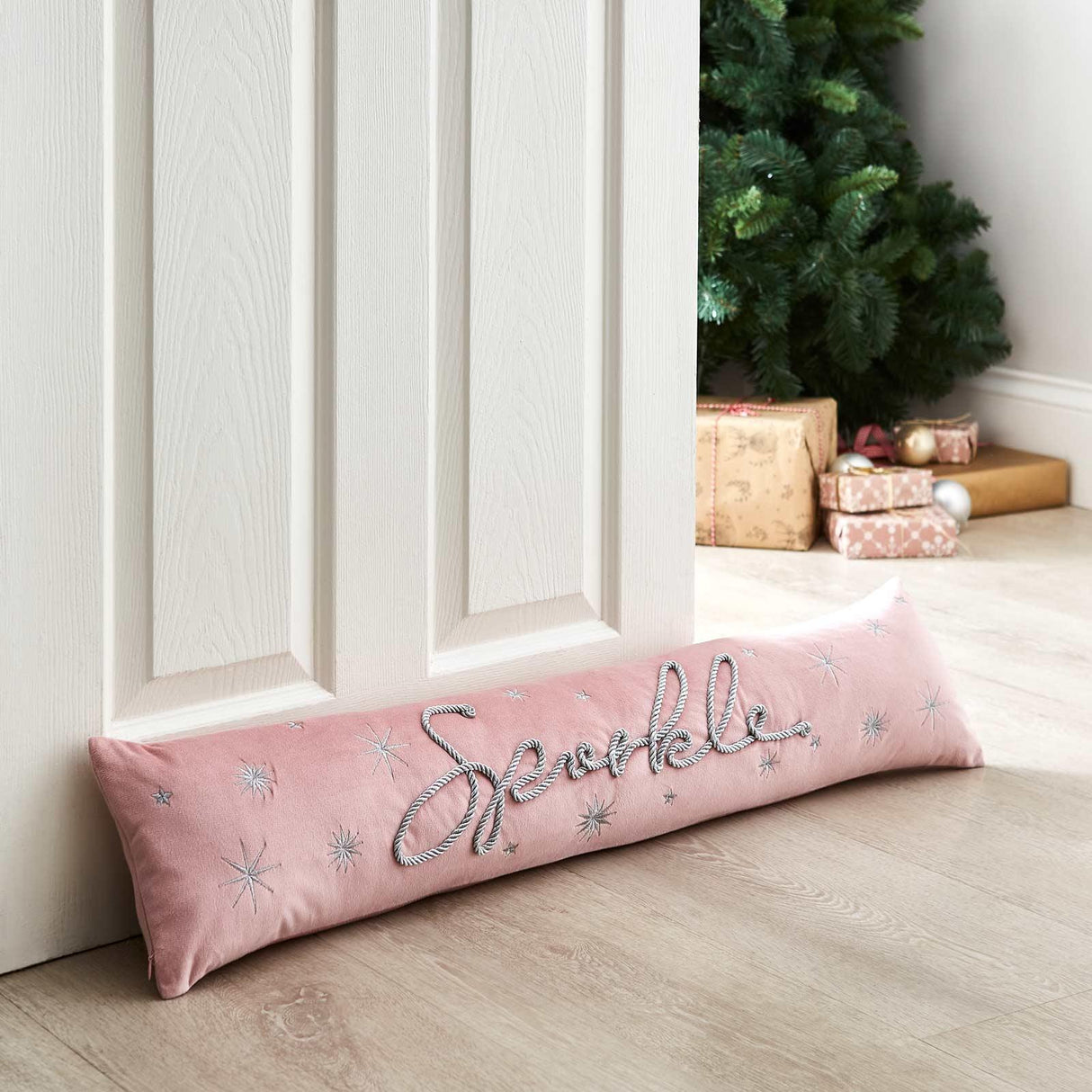 Christmas Sparkle Draught Excluder by Catherine Lansfield