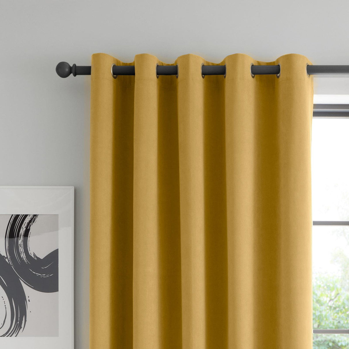 Wilson Velvet Blackout Thermal Eyelet Curtains by Catherine Lansfield